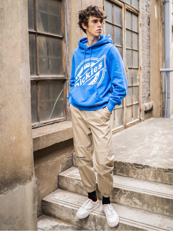 帝客休闲装2022秋冬季蓝色卫衣