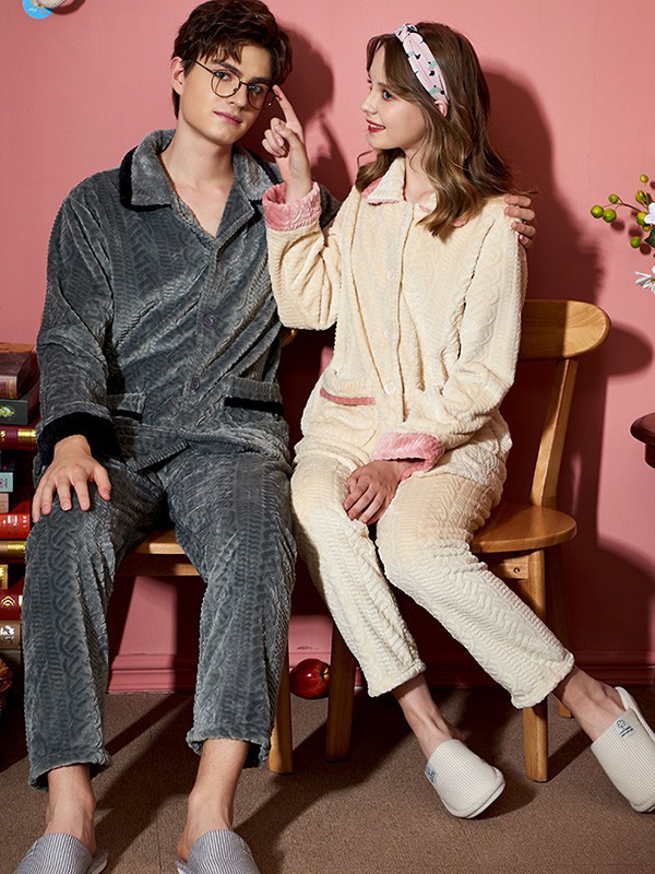 雪俐2022秋冬季米色家居服