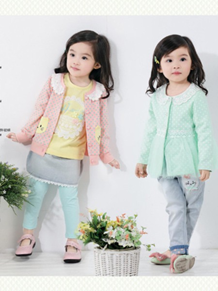 奈迪贝熊童装2022春夏季绿色外套