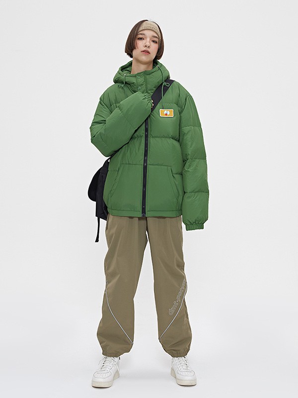 VIISHOW2022秋冬季绿色棉服