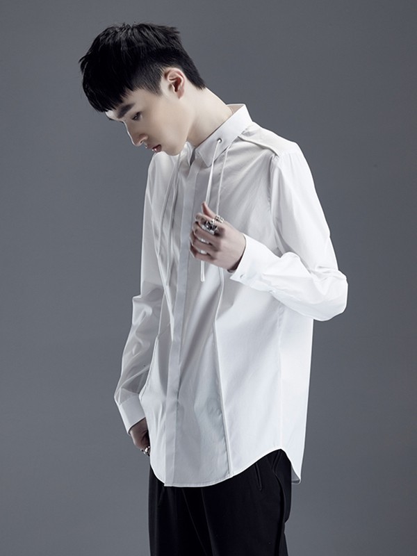 CNCN男装2022春夏季白色卫衣