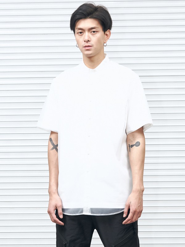 CNCN男装2022春夏季白色T恤