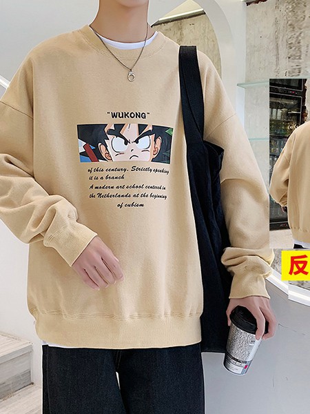 Justyle男装2022秋冬季卡其色T恤