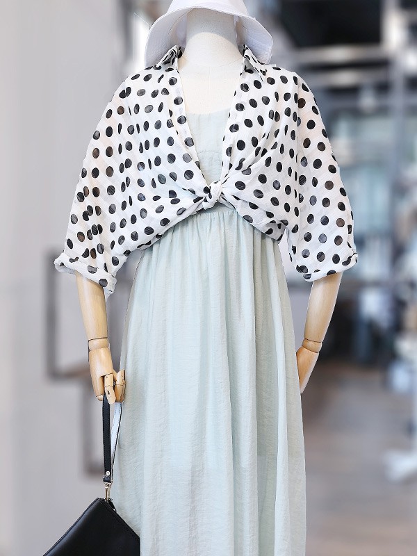 舒雪儿女装2022春夏季白色衬衫