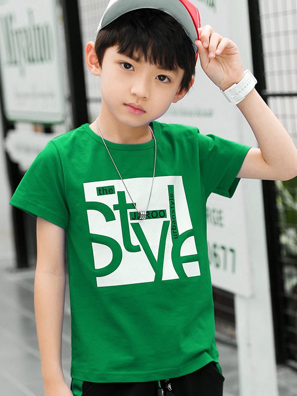 维尼力啦2022春夏季绿色T恤