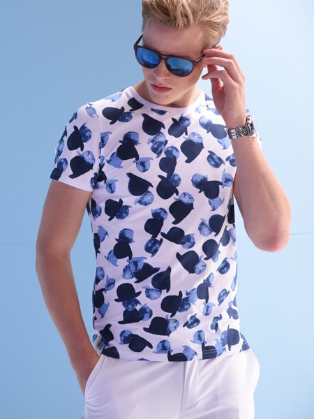 RED.P.G男装2022春夏季白色T恤