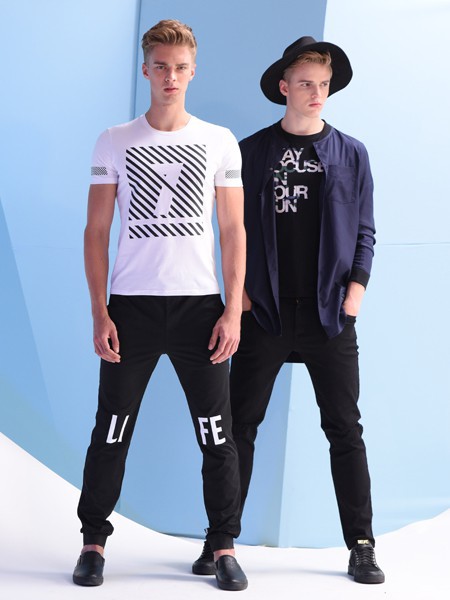 RED.P.G男装2022春夏季白色T恤