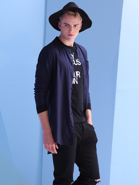 RED.P.G男装2022春夏季黑色T恤