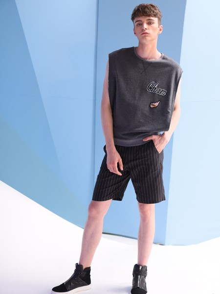 RED.P.G男装2022春夏季黑色T恤