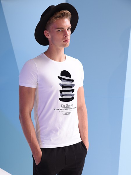 RED.P.G男装2022春夏季白色T恤