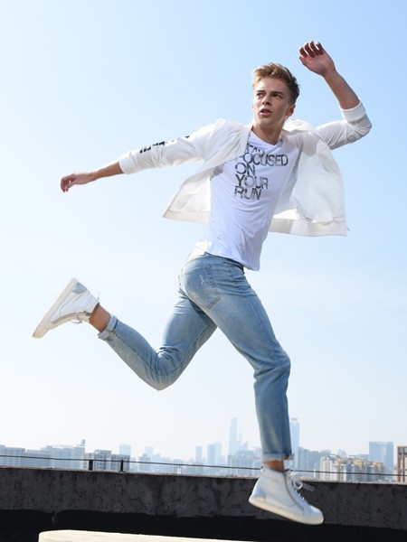 RED.P.G男装2022春夏季白色T恤