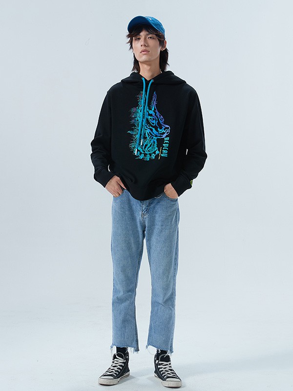 Replay休闲装2022秋冬季黑色卫衣