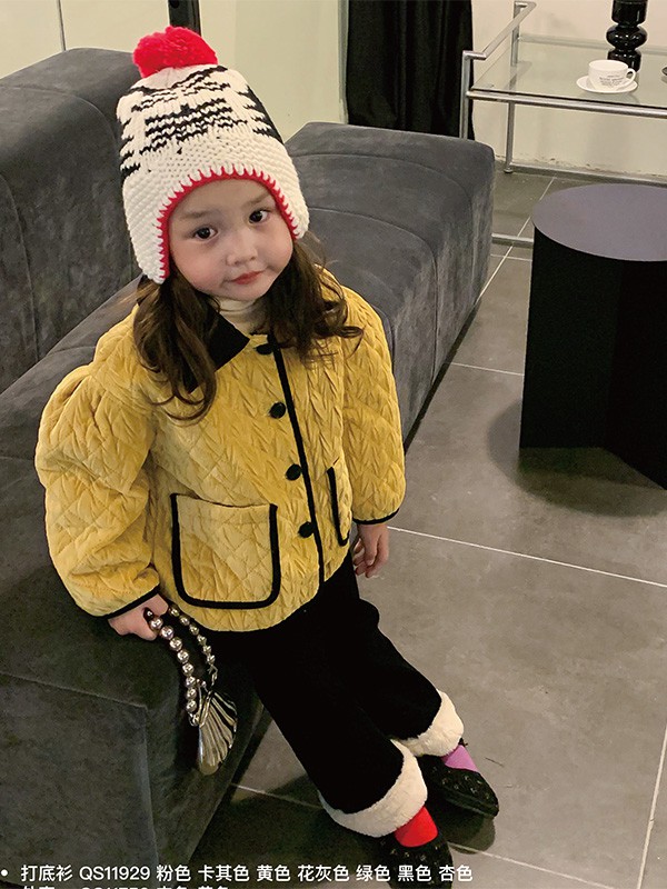 拾恩初＆番薯片2022秋冬季黑色长裤