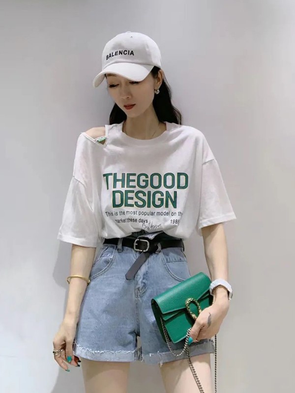 3N时尚2022春夏季白色T恤