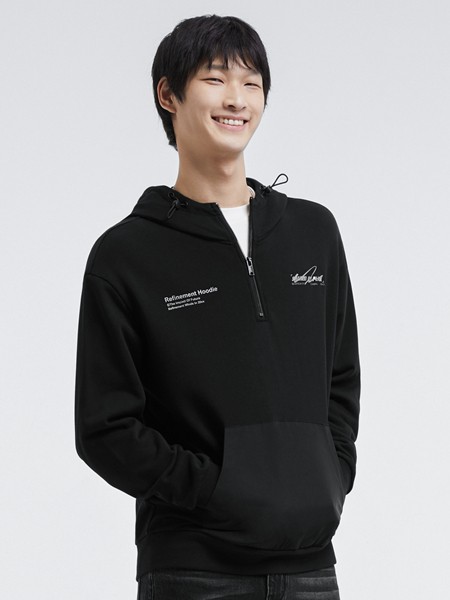 GXG男装2022秋冬季黑色外套