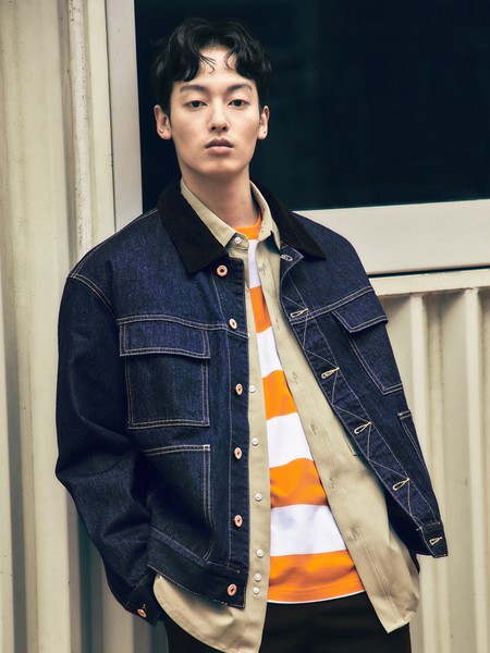 GXG男装2022秋冬季白色T恤