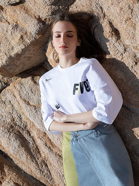 5cm男装2022秋冬季白色T恤