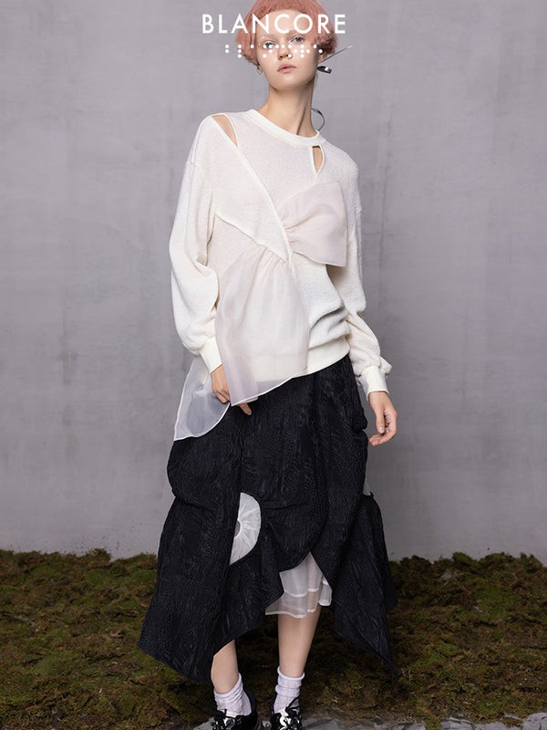 Blancore女装2022秋冬季白色套装