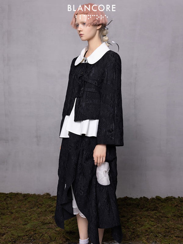 Blancore女装2022秋冬季黑色套装