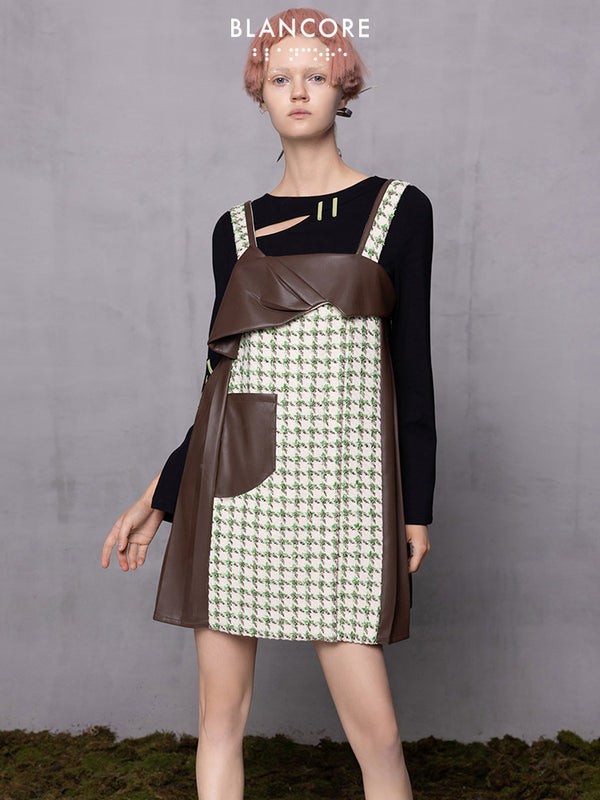 Blancore女装2022秋冬季拼色套装