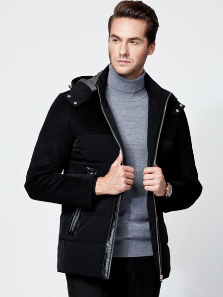 蒙蒂埃莫男装2022秋冬季灰色毛衣