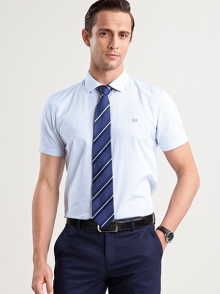 蒙蒂埃莫男装2022秋冬季白色衬衫