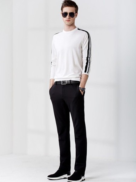 蒙蒂埃莫男装2022秋冬季白色T恤