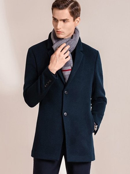 蒙蒂埃莫男装2022秋冬季藏蓝色西装