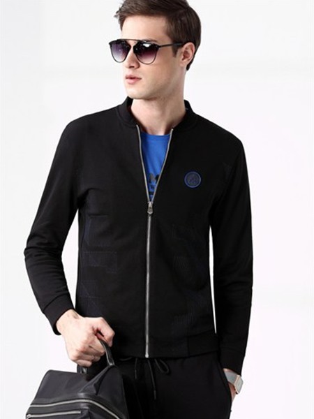 蒙蒂埃莫男装2022秋冬季蓝色T恤