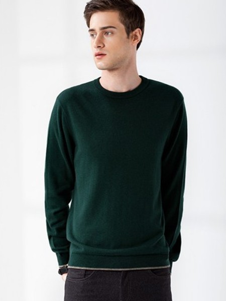 蒙蒂埃莫男装2022秋冬季绿色T恤