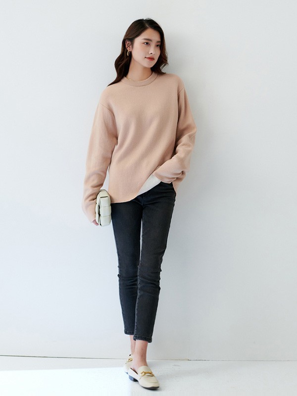 初棉女装2022秋冬季米色棉服