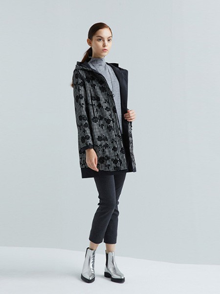 柯罗芭/KLOVA女装2022秋冬季灰色毛衣