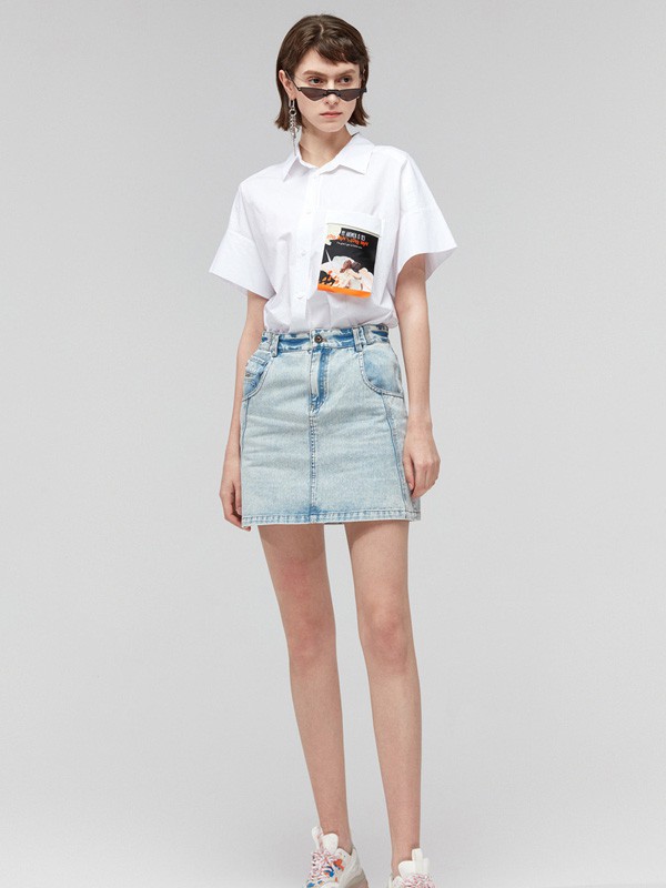 玛丝菲尔素2022春夏季白色T恤