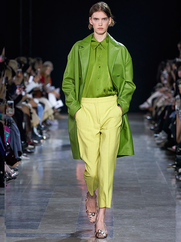 Rochas女装2022秋冬季绿色衬衫