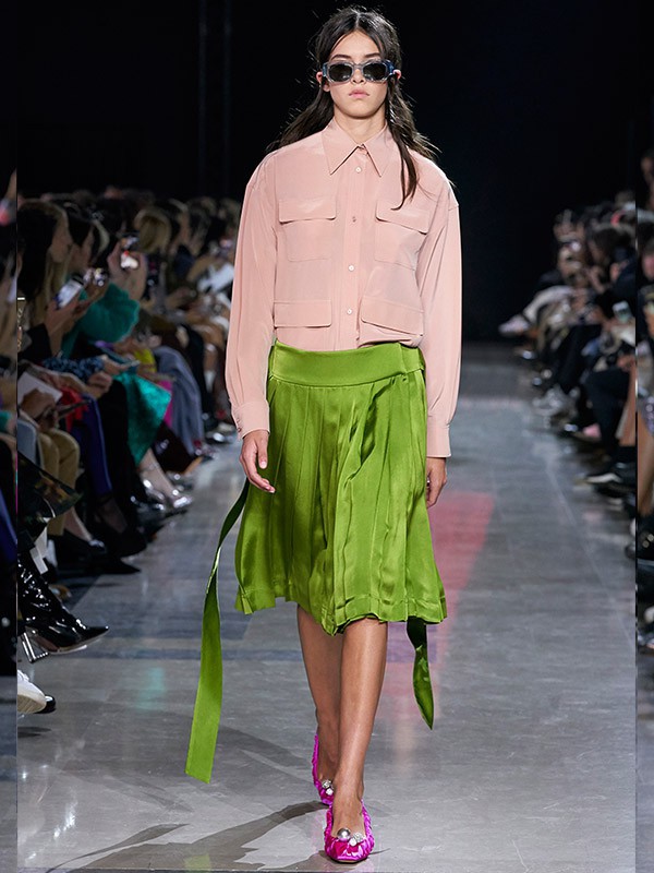 Rochas女装2022秋冬季粉色外套