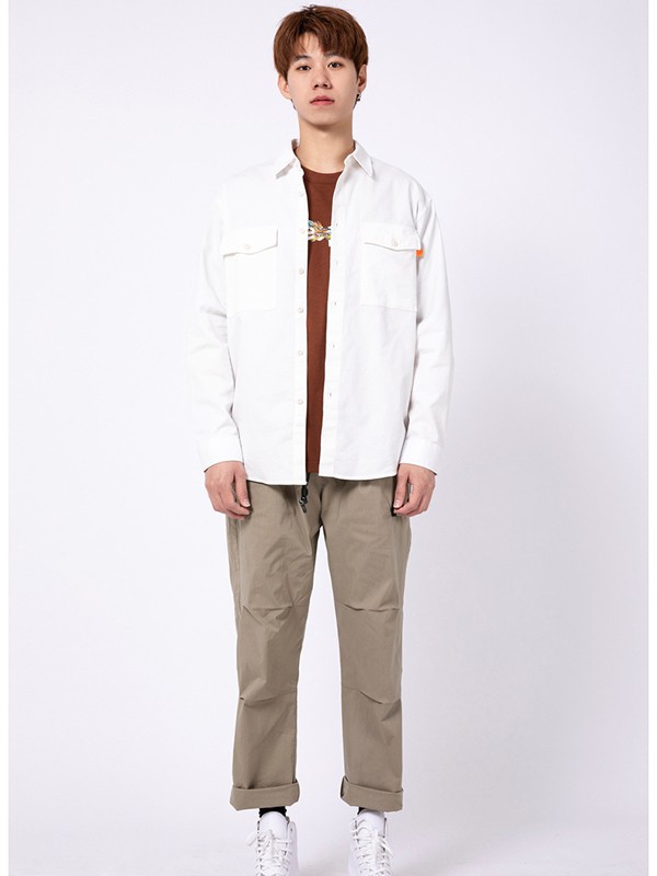 汉哲思男装2022秋冬季酒红色T恤