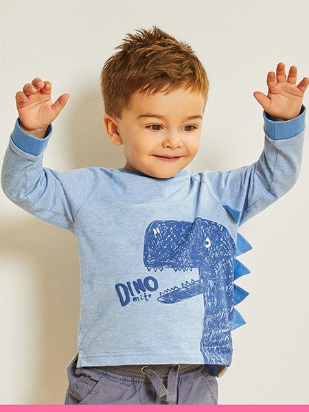 mothercare2022秋冬季蓝色T恤