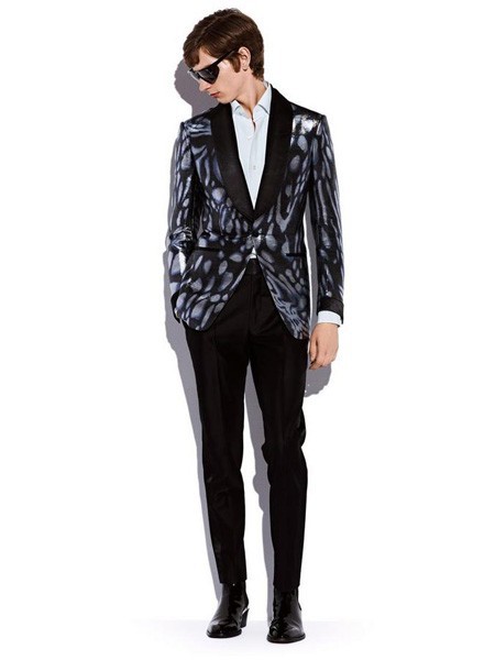 汤姆·福特女装2022秋冬季黑色西装