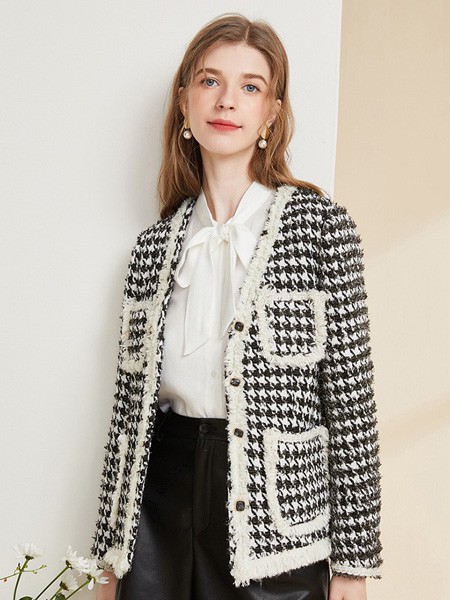 音菲梵女装2022秋冬季白色衬衫