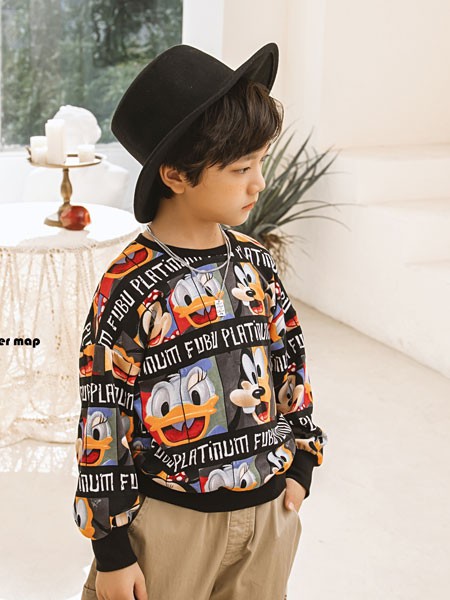 YUTU羽图童装2022春夏季拼色针织衫