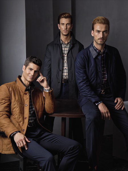 罗茜奥男装2022秋冬季卡其色外套