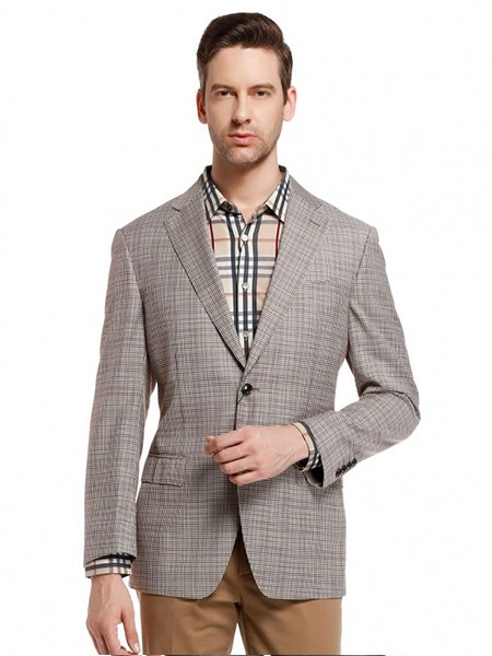 罗茜奥男装2022秋冬季灰色西装