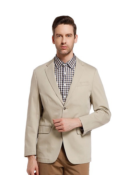 罗茜奥男装2022秋冬季米色西装