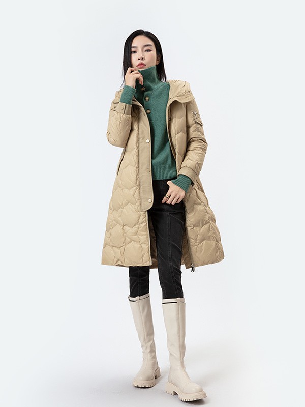 卡蔓2022秋冬季肤色棉服