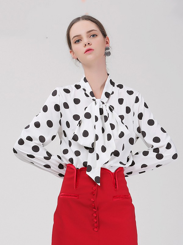 百奢女装2023春夏季白色衬衫