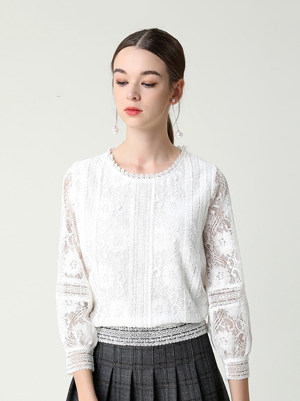 百奢女装2023春夏季白色T恤