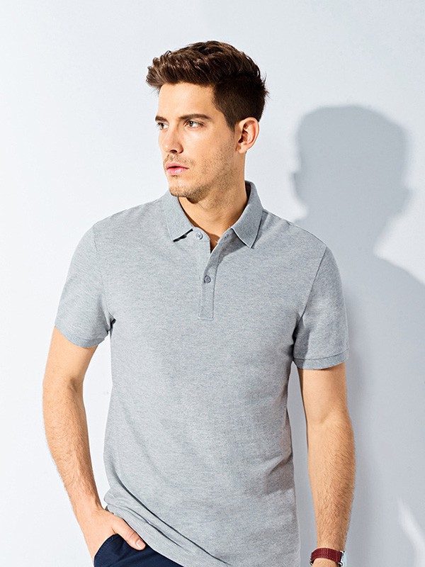 乐刻休闲装2023春夏季灰色polo衫