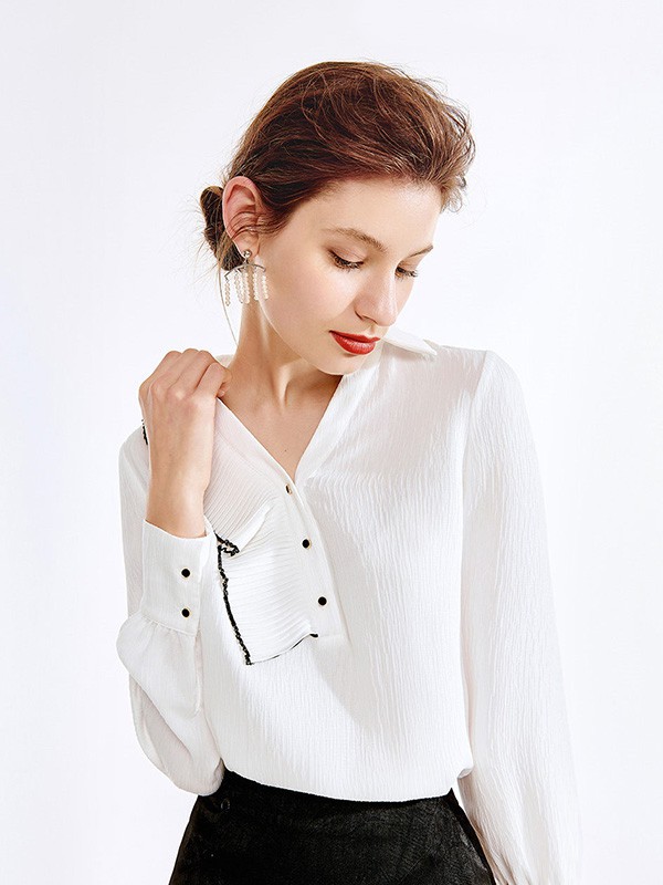 乐刻休闲装2023春夏季白色衬衫