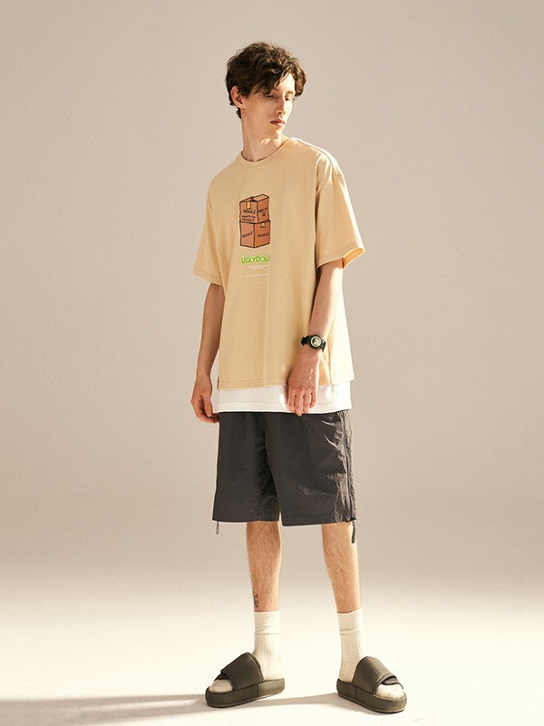 PSOBrand2023春夏季橙色T恤