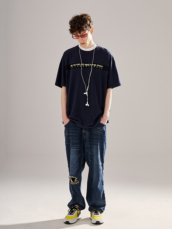 PSOBrand2023春夏季黑色T恤